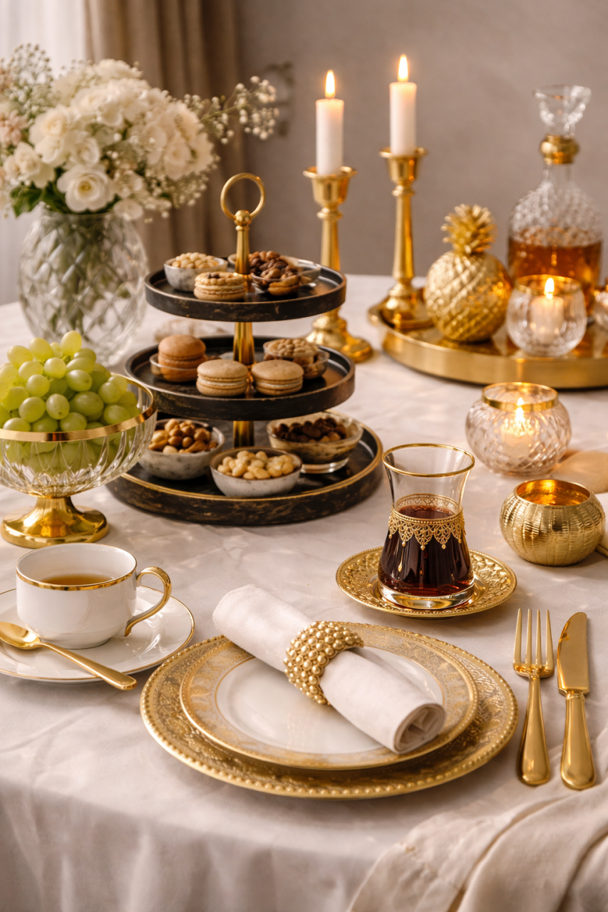 Ev Dekorasyonunda Sunumun Önemi: Şık Detaylarla Sofra Sanatı