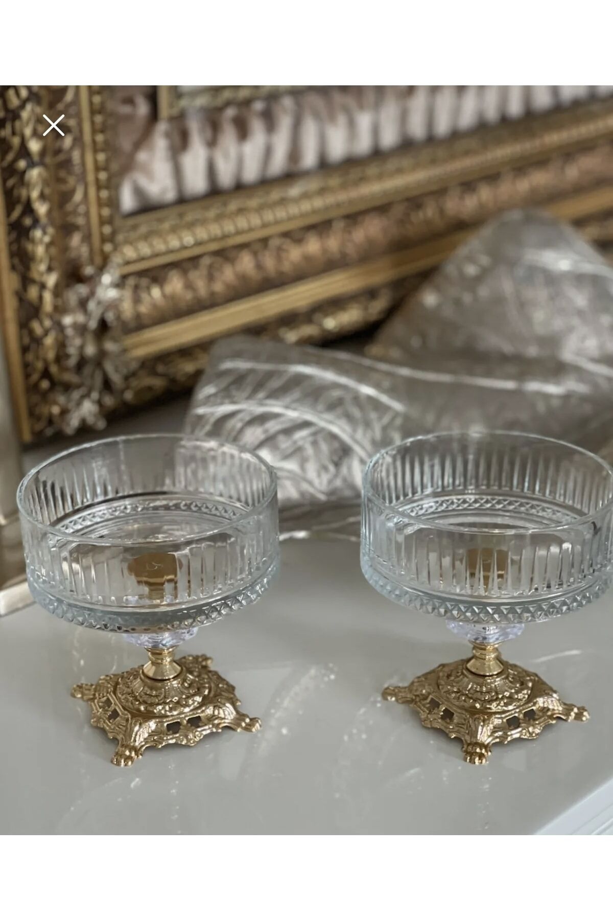 2 Adet Elysia Metal Ayaklı Kase 530042 510cc