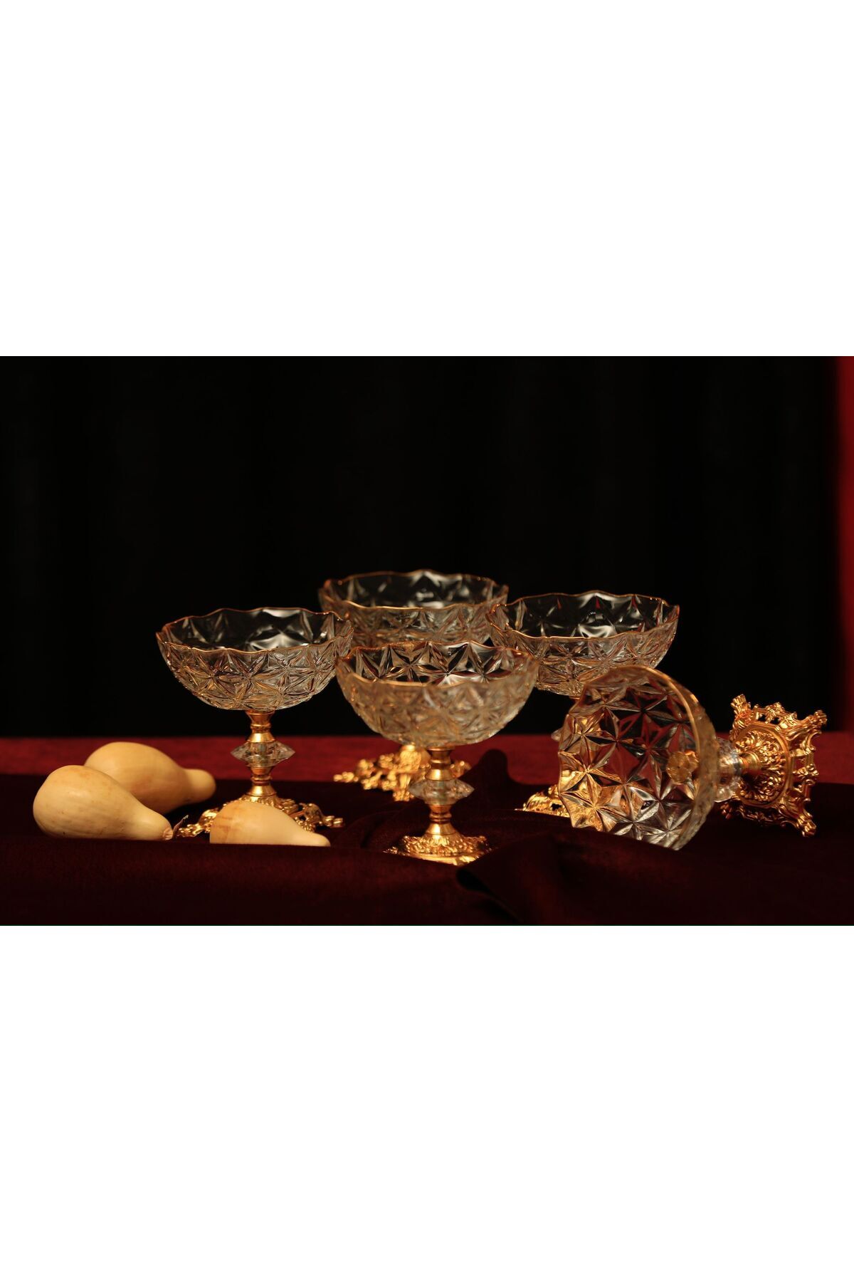 6lı Estrella Ayaklı Kase Sunumluk