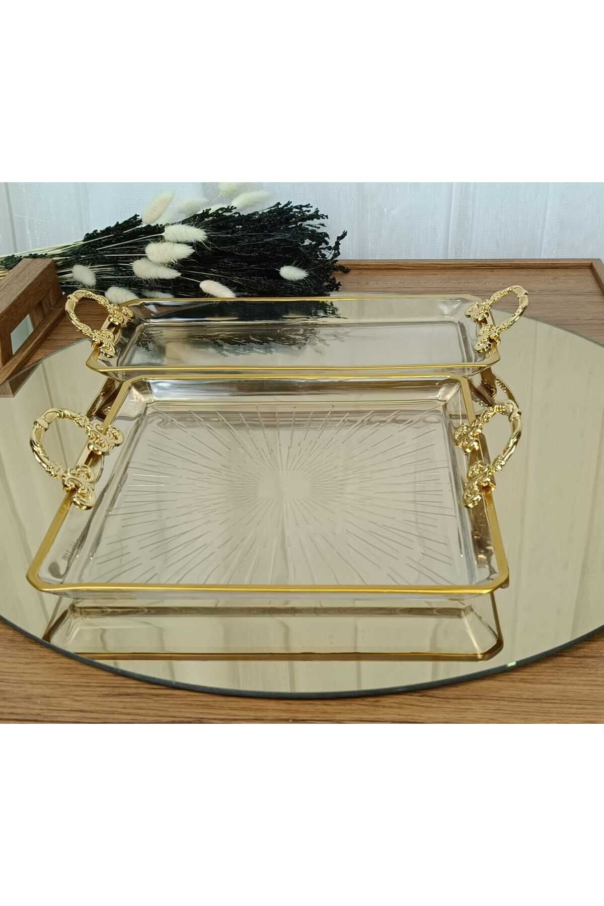 KULPLU  MADLEN SUNUM  SERVİS TABAĞI 2Li̇karedi̇kdörtgen